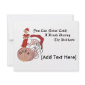 Sneaky Sneaky Santa Invitation, [Add Text Here]