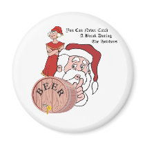 Sneaky Sneaky Santa magnets by stootze Sneaky Sneaky Santa magnets