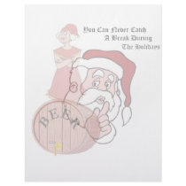 Sneaky Sneaky Santa Paper letterhead