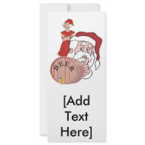 Sneaky Sneaky Santa Rack Cards, [Add Text]