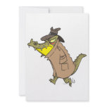 sneaky thug croc crocodile cartoon character personalized announcements