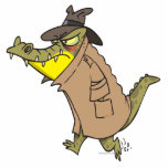 sneaky thug croc crocodile cartoon character photo cutouts