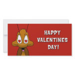 Sneaky with Heart Eyes Happy Valentines Day Photo  Photo Card
