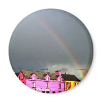 Sneem Rainbow Ring of Kerry Fridge Magnet
