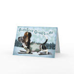 Sneezins Greetings Basset Christmas Cards