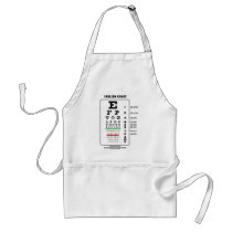 Snellen Chart (Medical Visual Acuity Testing) aprons