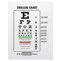 Snellen Chart (Medical Visual Acuity Testing) letterhead by wordsunwords Snellen Chart (Medical Visual Acuity Testing) letterhead