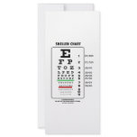 Snellen Chart (Medical Visual Acuity Testing) Rack Card