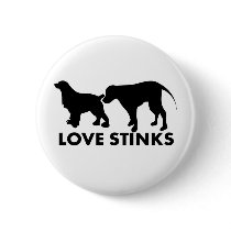 SNIFF DOGS LOVE STINKS buttons