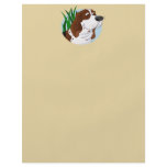 Sniffing Basset Hound Cartoon Flyer