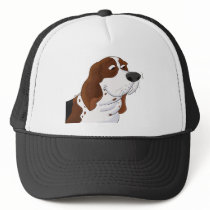 Sniffing Cartoon Basset Hound hats by doggydoodles Sniffing Cartoon Basset Hound hats