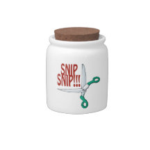Snip Snip Candy Jar