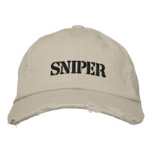 Sniper Hat Embroidered Baseball Cap