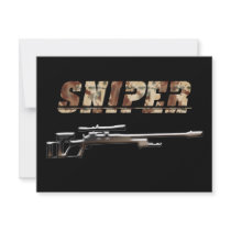 Sniper invitations by GrungeFactory Sniper invitations