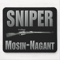 Sniper Mosin-Nagant Mousepad by OneCrazedGamer Sniper Mosin-Nagant Mousepad