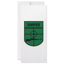 Sniper Patch Rack Card Design