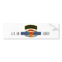 Sniper Tab 11B CIB 25th ID Bumper Sticker