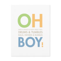 Snips & Snails Baby Boy's Shower Invitation Post Cards