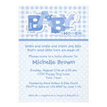 Snips & Snails Baby Shower Invitation