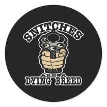 Snitches Dying Breed Black stickers by WhiteTiger_LLC Snitches Dying Breed Black stickers