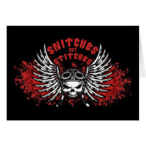 Snitches Get Stitches Cards