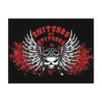 Snitches Get Stitches Postcards