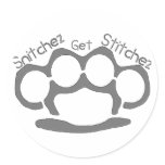 Snitchez Get Stitchez Stickers