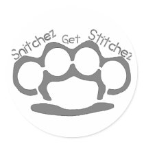 Snitchez Get Stitchez Stickers