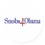 Snobs 4 Obama stickers