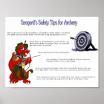 Snogard's Safety Tips for Archery posters