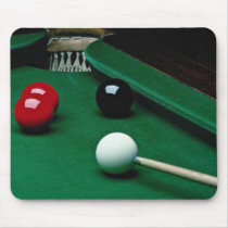 Snooker equipment mousepad