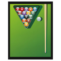 snooker personalized flyer