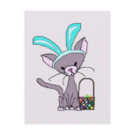 Snookie the Cat As The Easter Bunny