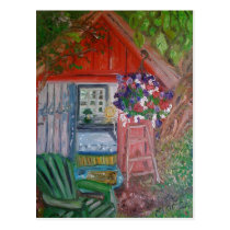 snoopy house postcards
