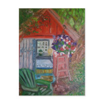 snoopy house postcards