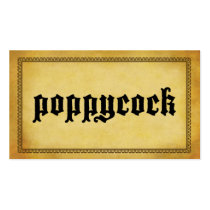 Snooting Cards (Poppycock) Business Card Template