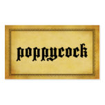 Snooting Cards (Poppycock) Business Card Template