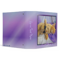 Snoozing Kitty Binder by Customizables Snoozing Kitty Binder