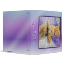 Snoozing Kitty Binder by Customizables Snoozing Kitty Binder