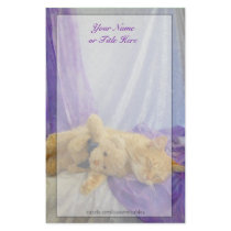 Snoozing Kitty Stationery
