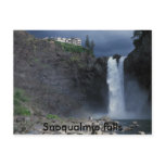 Snoqualmie falls postcard