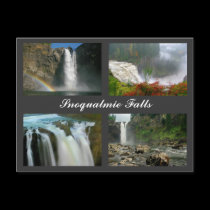 Snoqualmie Falls postcard postcards