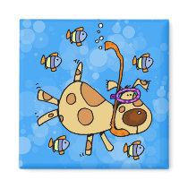 snorkel doggy magnets