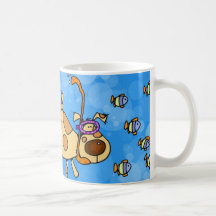 snorkel doggy mugs