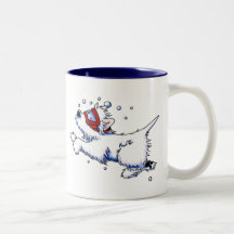 Snorkel Westie Mug