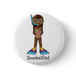 snorkelgirl pin