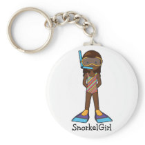 snorkelgirl key chains