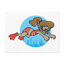 Snorkeling Girl Postcards