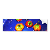 Snorkeling Peppers Bumper Stickers
