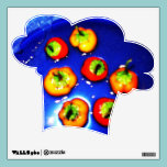 Snorkeling Peppers Chef's Hat Wall Decal wall decals